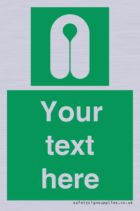 Custom sign safe condition Lifejacket